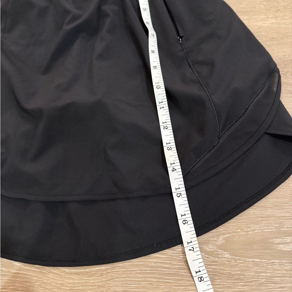 Lululemon Hotty Hot High-Rise Running Skirt Black Size 4 Built-In Liner - Picture 8 of 11